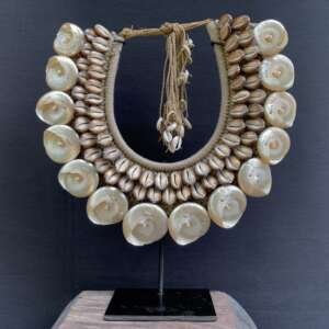 Shell Jewellery (400mm On Stand) Seashell Necklace Tribal Jewelry Body Accessory Ocean Jewel