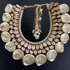 Shell Jewellery (400mm On Stand) Seashell Necklace Tribal Jewelry Body Accessory Ocean Jewel