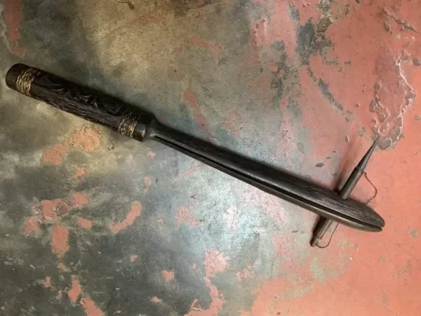 Apadravya ampallang palang traditional cultural penis piercing tool