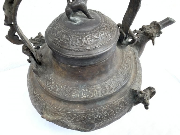 Kettle Teapot Authentic Antique Brunei Heirloom Brass Bronze Teakettle