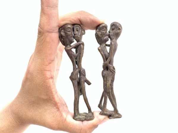FOUR NAKED STATUE (For Wedding or Lovers) Brass Man Women Male Female Figure Figurine Sexy Asian