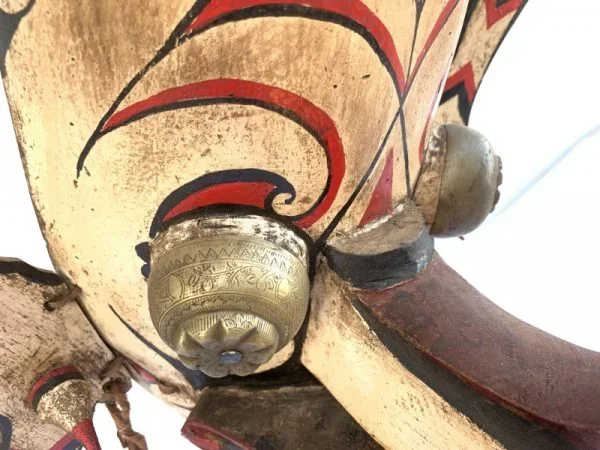 MUSEUM PIECE MASK 520mm LONG SNOUT Antique Borneo Dancing Hudog Masque Tribal Artifact Sculpture