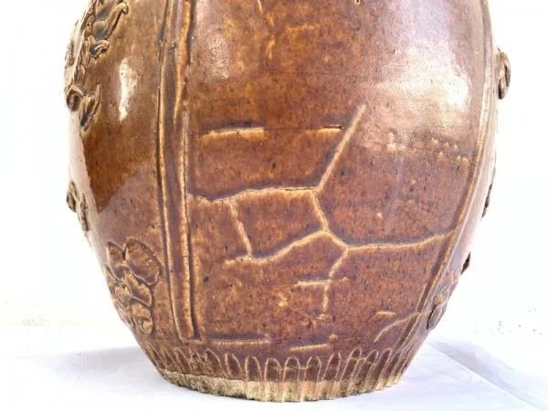 DRAGON JAR 330mm Beautiful Chinese Feng shui Vase Pot Porcelain Ceramic