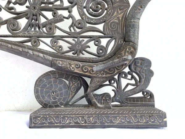 Wooden Bird Supersize 1820mm/1.82meter Sculpture Travel Asia Borneo Hornbill Statue Animal Figure