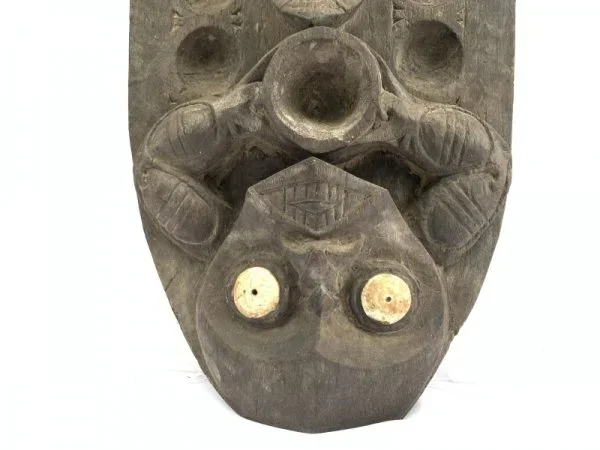 ASIAN MANCALA 775mm Tribal Aristocrat Elaborated Congka Congkak Board Game Ironwood Statue Figurine