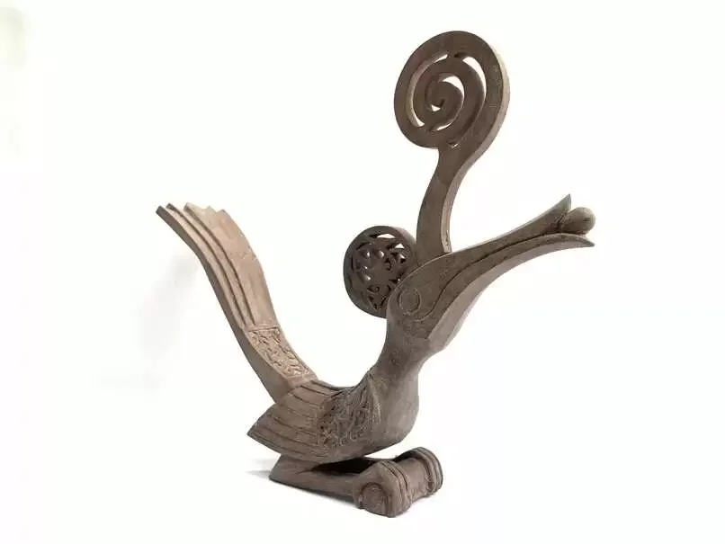 Bird Figurine 490mm Colorful Majestic Hornbill Statue Figure Figurine Sculpture Animal Asia Bird Figurine 490mm Colorful Majestic Hornbill Statue Figure Figurine Sculpture Animal Asia