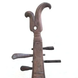 VINTAGE GUITAR 1440mm Borneo Sape Music Musical Traditional Tribal Instrument Rainforest Fest