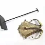 Mamuli Pendant 80mm Silver Brass Body Adornment Jewelry Earring Jewel Charm Vintage