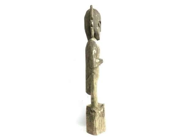 Borneo Figurine 790mm Dayak Bahau Statue Figure Effigy Wood Sculpture Art Home Garden