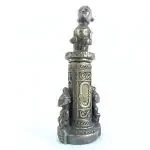 BRONZE STATUE 240mm CONTAINER Batak Brass Box Chamber Figure Figurine