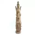 Tribal Hidden Chamber 460mm Large XL Batak Jewelry Medicine Box Wood Carving Statue Figure Figurine