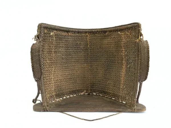 BORNEO CARRIER 430mm Traditional Tribal Child Backpack Baby Infant Bag Beads