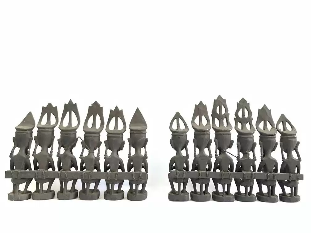 Art Sculpture 320mm Nias Warrior Statue Interior Hotel Home Pub Bar Office Tribal Sculpture Figure Figurine Art Sculpture 320mm Nias Warrior Statue Interior Hotel Home Pub Bar Office Tribal Sculpture Figure Figurine