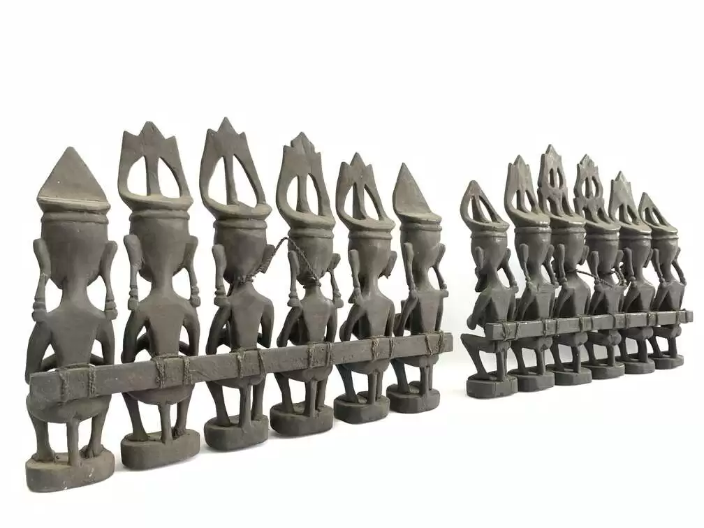 Art Sculpture 320mm Nias Warrior Statue Interior Hotel Home Pub Bar Office Tribal Sculpture Figure Figurine Art Sculpture 320mm Nias Warrior Statue Interior Hotel Home Pub Bar Office Tribal Sculpture Figure Figurine