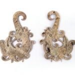 BONE EARRING (1 pair) Authentic Tribal Earring Earweight Jewel Jewelry Dayak Dyak Borneo Body Piercing