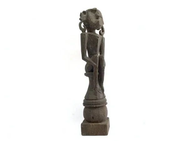 STATUE GUARDIAN 460mm RARE Ancestral Kenyah Figure Antique Old Figurine Effigy Sculpture Borneo