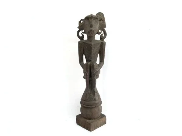 STATUE GUARDIAN 460mm RARE Ancestral Kenyah Figure Antique Old Figurine Effigy Sculpture Borneo