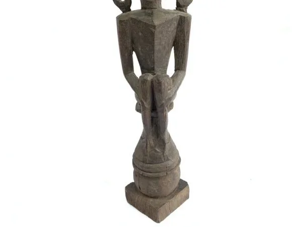 STATUE GUARDIAN 460mm RARE Ancestral Kenyah Figure Antique Old Figurine Effigy Sculpture Borneo