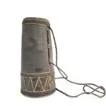 TREE BARK CONTAINER 285mm Tribal Hunting Box Lupong Forest Sling bag Borneo Headhunter Dayak