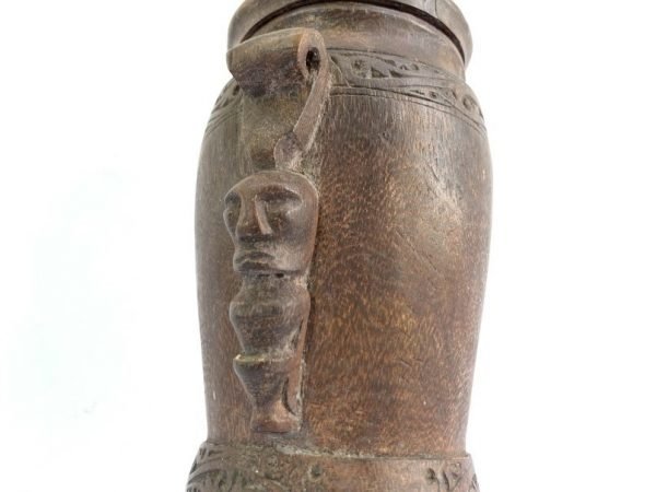 MEDICINE JAR 330mm ANTIQUE BOX Batak Simalungun Jewelry Herb Tribal Container