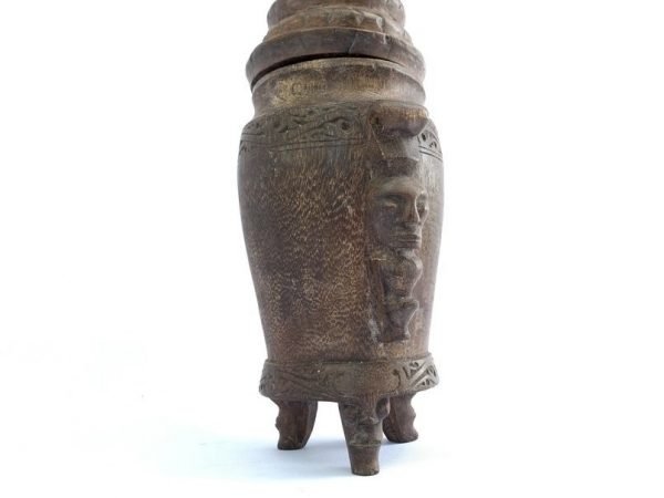 MEDICINE JAR 330mm ANTIQUE BOX Batak Simalungun Jewelry Herb Tribal Container