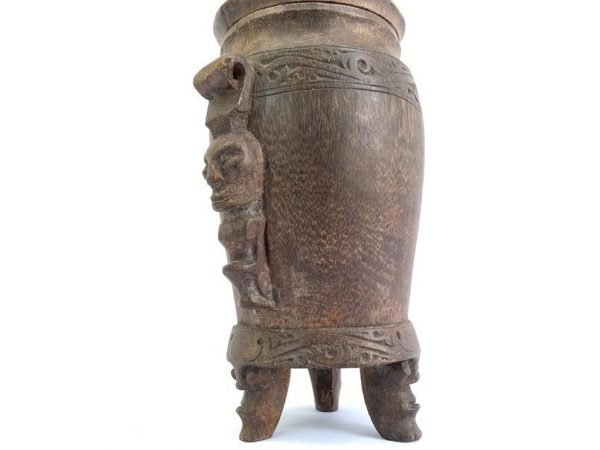 MEDICINE JAR 330mm ANTIQUE BOX Batak Simalungun Jewelry Herb Tribal Container