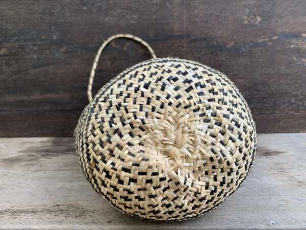 Borneo Fiber Art Shoulder Bag Basket Handbag