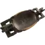 Ironwood Tribal Tray 550mm Borneo Old Bowl Basin Dayak Headhunter Ceremonial Sculpture Statue Aso