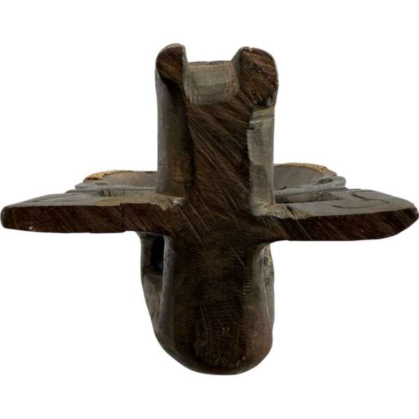 Ironwood Tribal Tray 550mm Borneo Old Bowl Basin Dayak Headhunter Ceremonial Sculpture Statue Aso