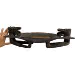 Ironwood Tribal Tray 550mm Borneo Old Bowl Basin Dayak Headhunter Ceremonial Sculpture Statue Aso