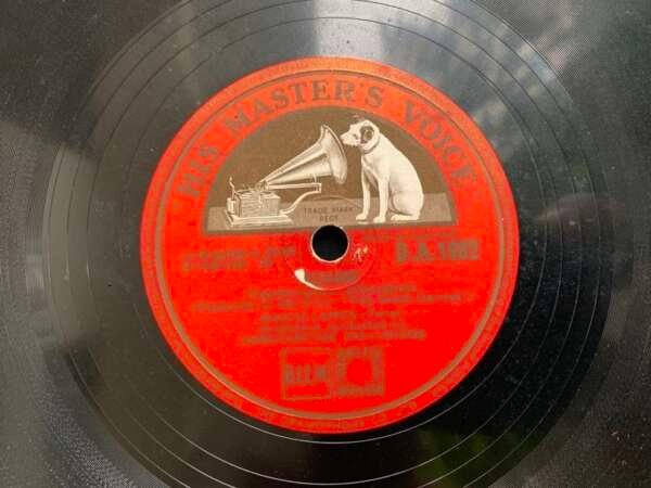 GRAMOPHONE DISC (6 Record) Old Vintage Music Song Orchestra Eddy Howard / Ave Maria / Oh My Papa / Since You Said Goodbye / Pa-Paya Mama / Rachel Thoreau-Florence / Enrico Toselli / Cole Porter Veron  /