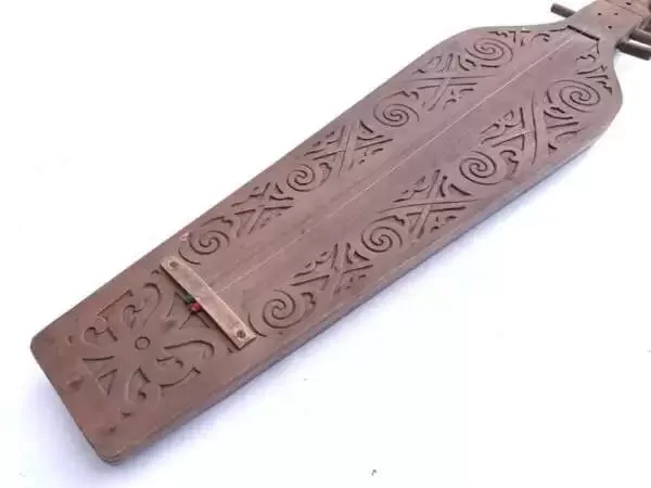 BORNEO SAPE 1230mm XXL Traditional Dayak Guitar Music Musical Instrument World Rainforest Festival
