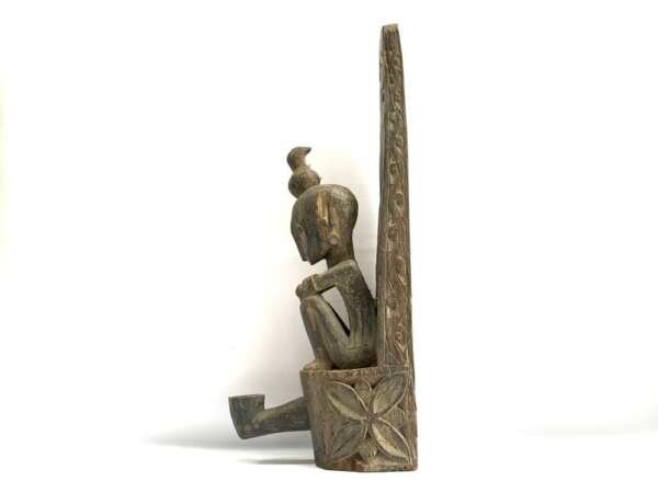 Indonesia Altar 650mm Old Leti Artifact Sculpture Figure Figurine Worship Shrine God Deity Statue