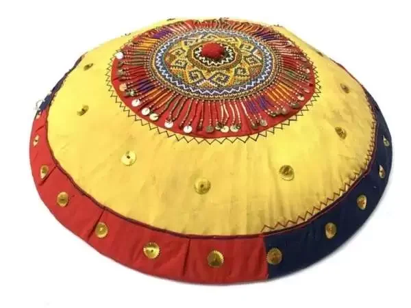 Sun Hat 560mm Sa Ong Sa-ong Beads Weaving Aged Harvest Field Dayak Borneo