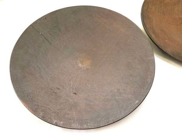 Gold Pan (1 Pair) 390mm Wooden Ironwood Tray Bowl Panning Placer Mining Traditional Excavating Mineral