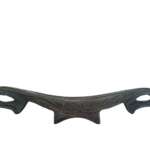 Tribal Tray 390mm Wooden Bowl Kayan Tribe Dining Set Jewelry Dayak Dyak Sculpture Basin