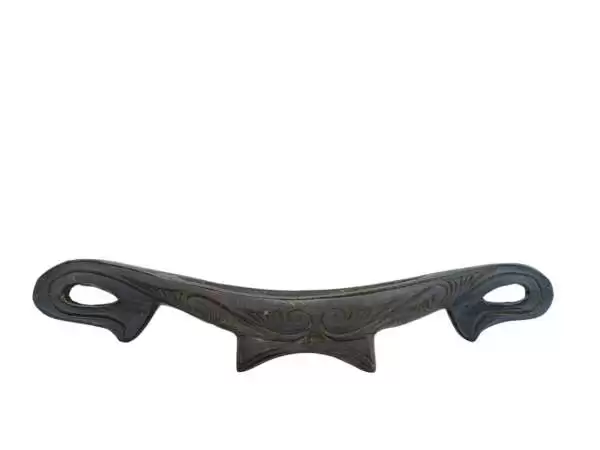 Tribal Tray 390mm Wooden Bowl Kayan Tribe Dining Set Jewelry Dayak Dyak Sculpture Basin