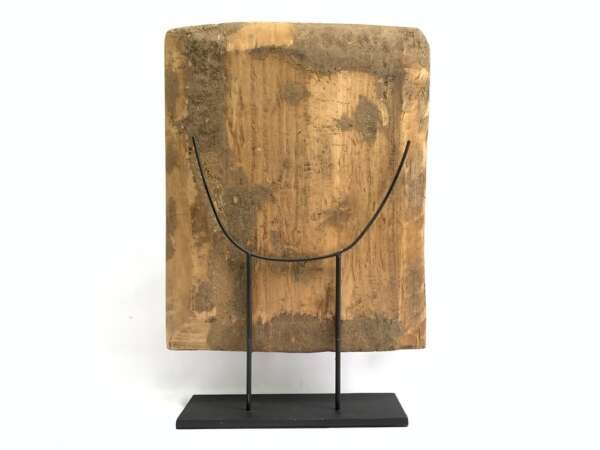 #8 Wall Artifact (410mm x 335mm) Tongkonan Toraja Old Wall Panel Painting Drawing Wood Carving